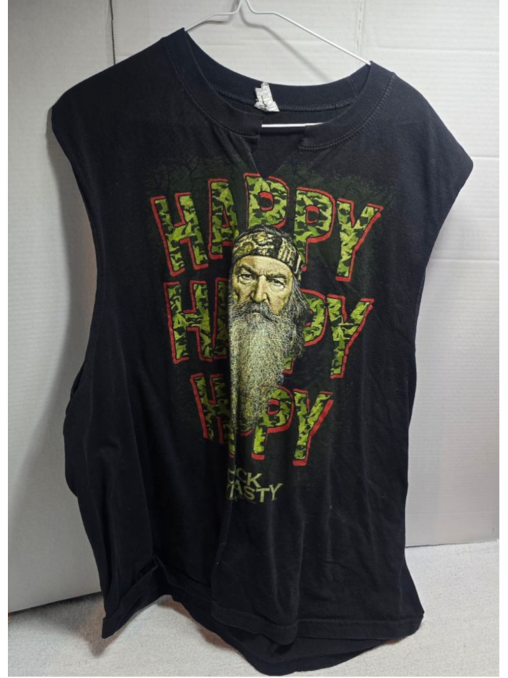 Men's Alstyle Apparel & Activewear Black Duck Dynasty Tank Top XXL
